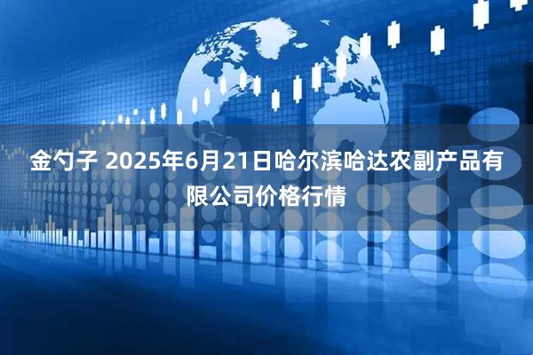 金勺子 2025年6月21日哈尔滨哈达农副产品有限公司价格行情