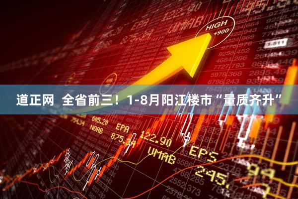 道正网  全省前三！1-8月阳江楼市“量质齐升”